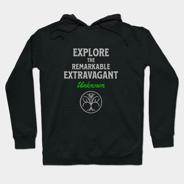 Explore Remarkable Extravagant Unknown Quote Motivational Inspirational Hoodie by Cubebox